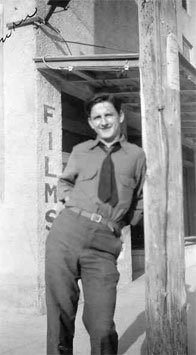 Stanley Galik in Hot Springs, NM - April 1940 