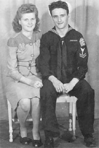 Mel and Stanley - Weddding Picture - January 4, 1945