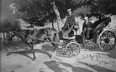 George Berkley and John Laga in Palermo Sicily Dec 1943