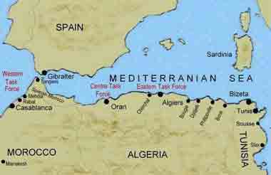 Map of Mediterranian Area