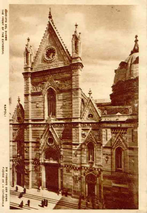 Napoli - Facciata Del Duomo (The Front of Cathedral)