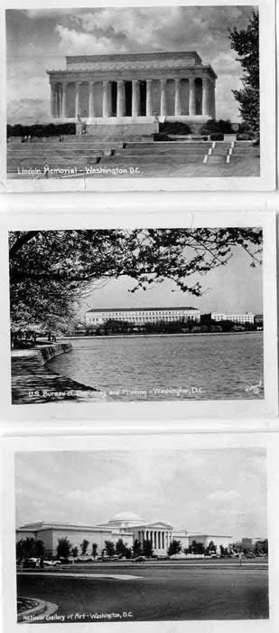 Lincoln Memorial - Bureau of Engraving - National Gallery, Washington, DC