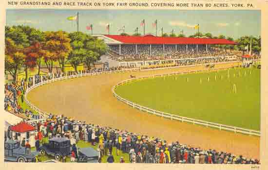 New Grandstand and Race Track on York Fair Ground, York, PA