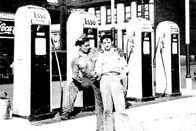 Dad working at Gravity Fill Gas Station in Braddock PA