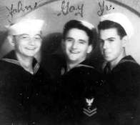 John Laga, Stanley Galik, and Frank Roachell in Tunis, Tunisia (Feb-Mar 1944)