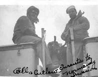 Bill Breshears and Dick Cutillo on the LCI 35 deck