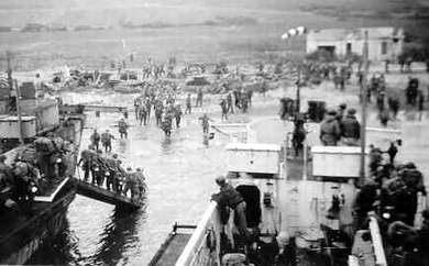 LCI 35 Landing on June 9, 1944 - Sword Beach