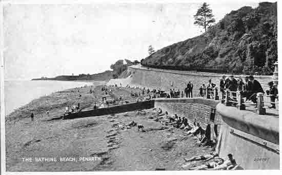 Bathing Beach - Penarth England