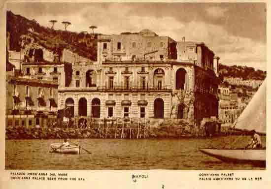 Napoli - Palazzo Donn' Anna Dal Mare (Donn Anna Palace as Seen from the Sea)