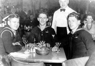 Eugene Beach, Stanley Galik, and Rayburn Wallace - At the Aquarium