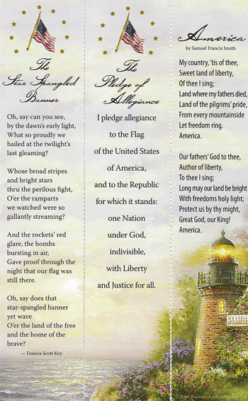 Star Spangled Banner - Pledge of Allegience - America